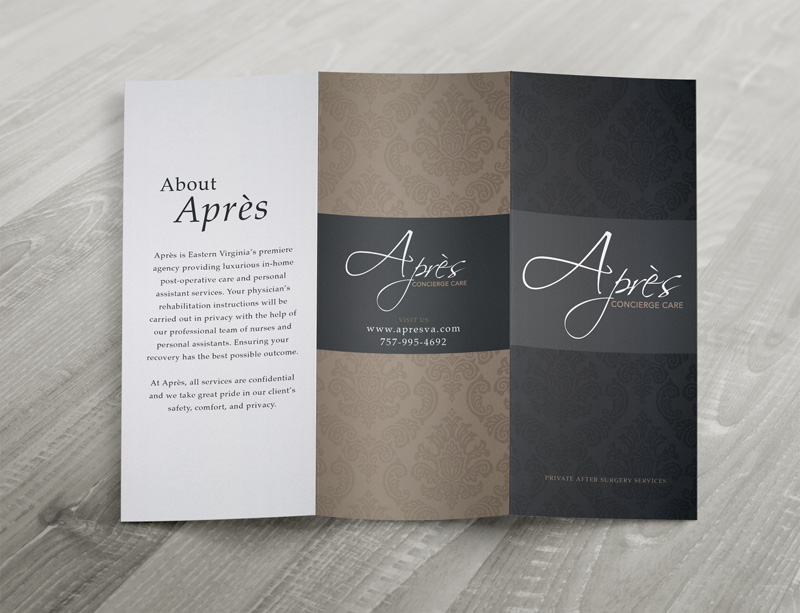 Trifold Design, Graphic Designer, Rhode Island Graphic Design, Providence, Business Card Design, Health Care Graphic Design, TIB Creative Studio