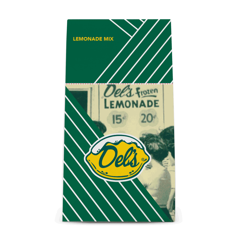 TIBCreativeStudio_DelsPackage_Concept5_slower TIB Creative Studio, Del's Lemonade Concept Package Design, Package Design, Rhode Island Design, Providence Graphic Design, New England Graphic Design, Branding Design