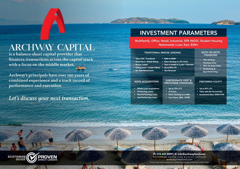 Archway Capital magazine advertisement designed by TIB Creative Studio