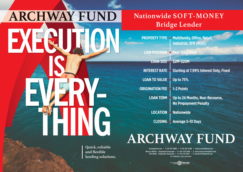 Archway Capital magazine advertisement designed by TIB Creative Studio